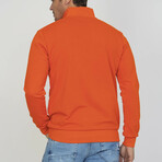 Hanico Half Zip Sweatshirt // Orange (XL)