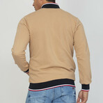 Dape Full Zipped Sweatshirt // Beige (XS)