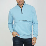 Hanico Half Zip Sweatshirt // Blue (L)