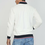Dape Full Zipped Sweatshirt // Ecru (XL)