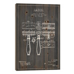 Razor Charcoal Patent Blueprint by Aged Pixel