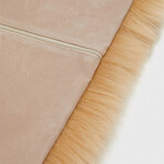 Sheepskin Cushion Cover // Camel