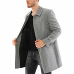 Troy Overcoat // Gray (Small)