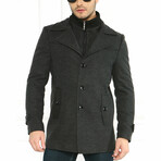 Amsterdam Coat // Anthracite (3X-Large)