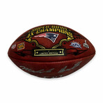 Malcolm Butler // New England Patriots // Signed Patriots Super Bowl Football + Inscription // Limited Edition #21/500