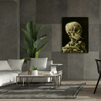 Head of a Skeleton with a Burning Cigarette