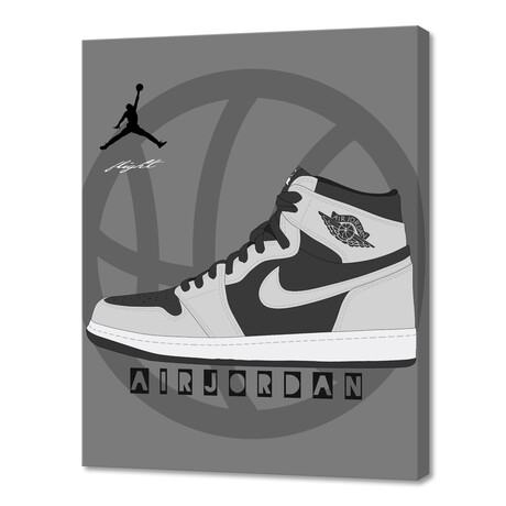 Air Jordan 1 "Shadow 2.0" (10"H x 8"W x 0.75"D)