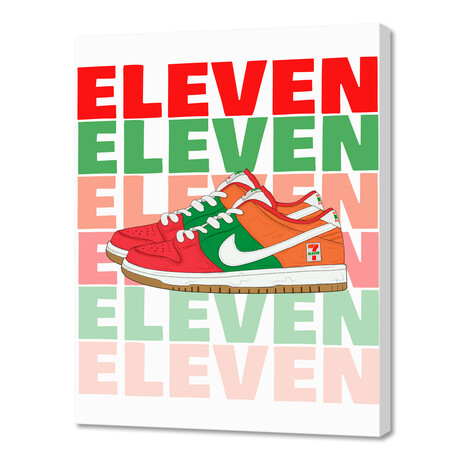 SB X SEVENELEVEN (10"H x 8"W x 0.75"D)