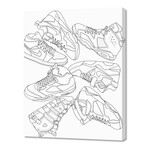 Jordan Lineart (10"H x 8"W x 0.75"D)