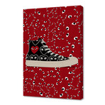 CDG Sneakers (12"H x 8"W x 0.75"D)