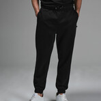 Liam Oversize Jogger Pants // Black (S)