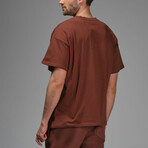 Joel Oversize T-Shirts // Brown (M)