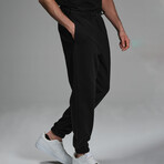 Liam Oversize Jogger Pants // Black (L)