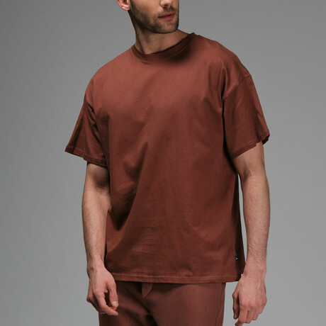 Joel Oversize T-Shirts // Brown (XS)