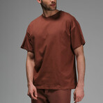 Joel Oversize T-Shirts // Brown (S)