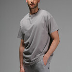Riley Oversize T-Shirts // Light Gray (M)