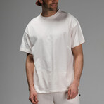 Keith Oversize T-Shirts // Cream (S)