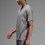 Riley Oversize T-Shirts // Light Gray (L)