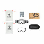 ULTRA XL Ski Goggles // Pure Black Frame VLT 13%