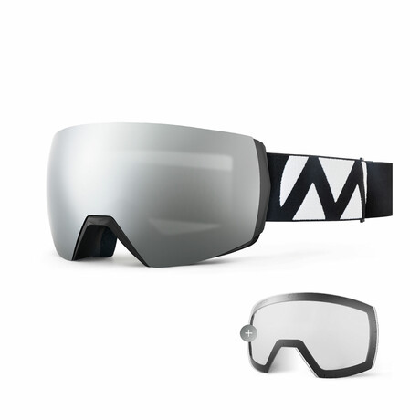 ULTRA XL Ski Goggles // Pure Black Frame VLT 10%