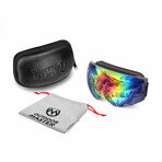 PRO XM Ski Goggles // Black-Gray Frame VLT 15% (VLT 15% Blue Lens + Clear Lens)