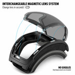 PRO XM Ski Goggles // Pink-Purple Frame VLT 45%