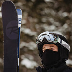 PRO XM Ski Goggles // Black-Gray Frame VLT 10% (VLT 10% Gray Lens + Polarized Yellow Lens)