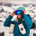 PRO XM Ski Goggles // Black-Gray Frame VLT 15% (VLT 15% Blue Lens + Clear Lens)