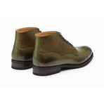 Balmoral Leather Boot // Olive Grain (US: 7)