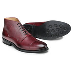 Balmoral Leather Boot // Burgundy Grain (US: 11)