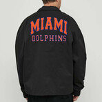 Miami Dolphins Bomber Jacket // Black (L)