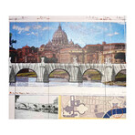 Christo // Ponte Sant'Angelo, Wrapped, Project for Rome // 2011