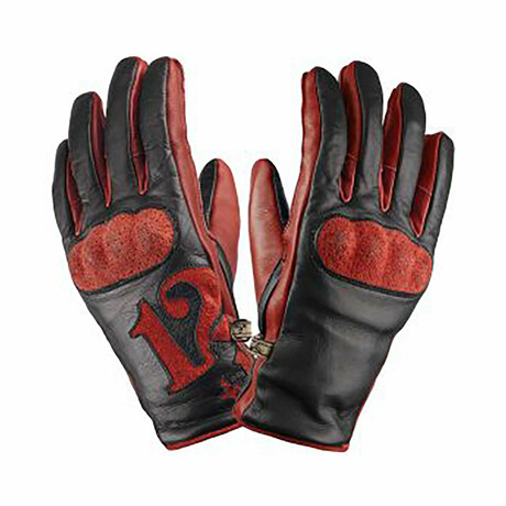 Jarama 12+1 Gloves // Black + Red (X-Small)