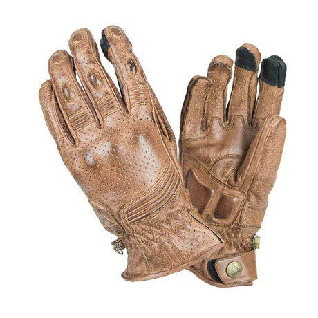 Retro II Summer Gloves // Brown (X-Small)