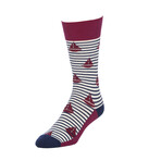 Coastline Sail Crew Socks // 6 Packs