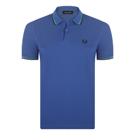 Josh Tipped Polo Shirt // Modern Blue (S)