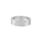 Cartier // LOVE Platinum Band Ring I // Estate (Ring Size: 5)