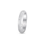 Tiffany & Co. // Etoile Platinum + Diamond Band Ring // Ring Size: 5 // Estate