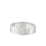 Cartier // LOVE Platinum Band Ring // Estate (Ring Size: 5.75)