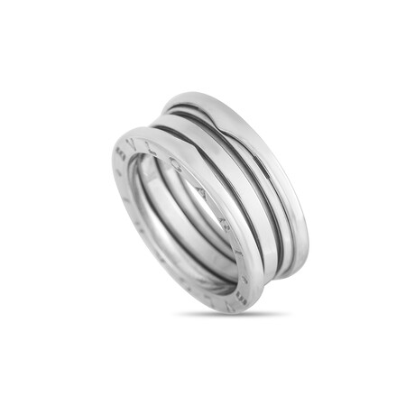 Bulgari // B.Zero1 18K White Gold Band Ring // Ring Size: 8.5 // Estate