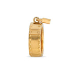 Hermès // Cadenas 18K Yellow Gold Ring // Ring Size: 6 // Estate