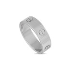 Cartier // Love 18K White Gold Ring // Ring Size: 5.5 // Estate