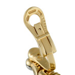 Bulgari // Gancio 18K Yellow Gold Two-Toned Dangle Clip-On Earrings // Estate