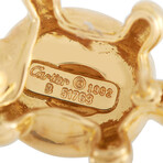 Cartier // 18K Yellow Gold Turquoise Turtle Pin // Estate