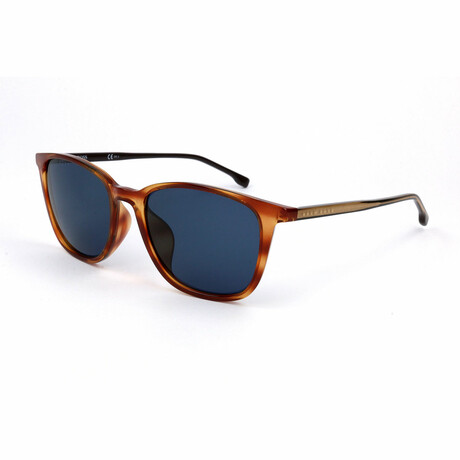 Men's 1063-F-S Sunglasses // Brown Horn