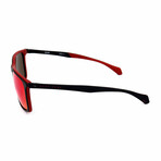Men's 1114-S Sunglasses // Gray + Red