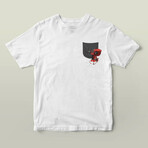 Deadpool Graphic Tee // White (XL)
