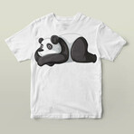 Anxious Panda Graphic Tee // White (S)