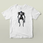Skull Clown Graphic Tee // White (S)