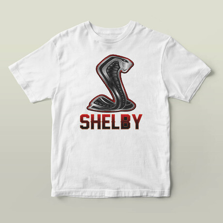 Shelby Cobra Graphic Tee // White (S)